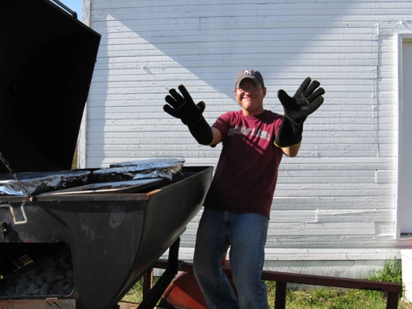 winter hog roast