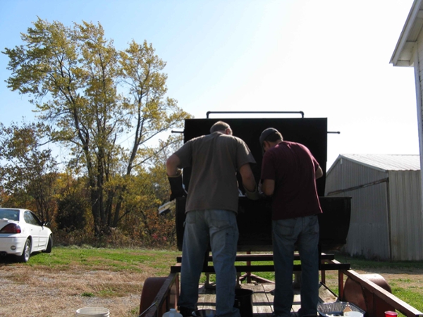 winter hog roast